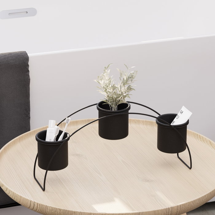 Aberto Design GED-012-A Accesorio Decorativo de Metal Negro